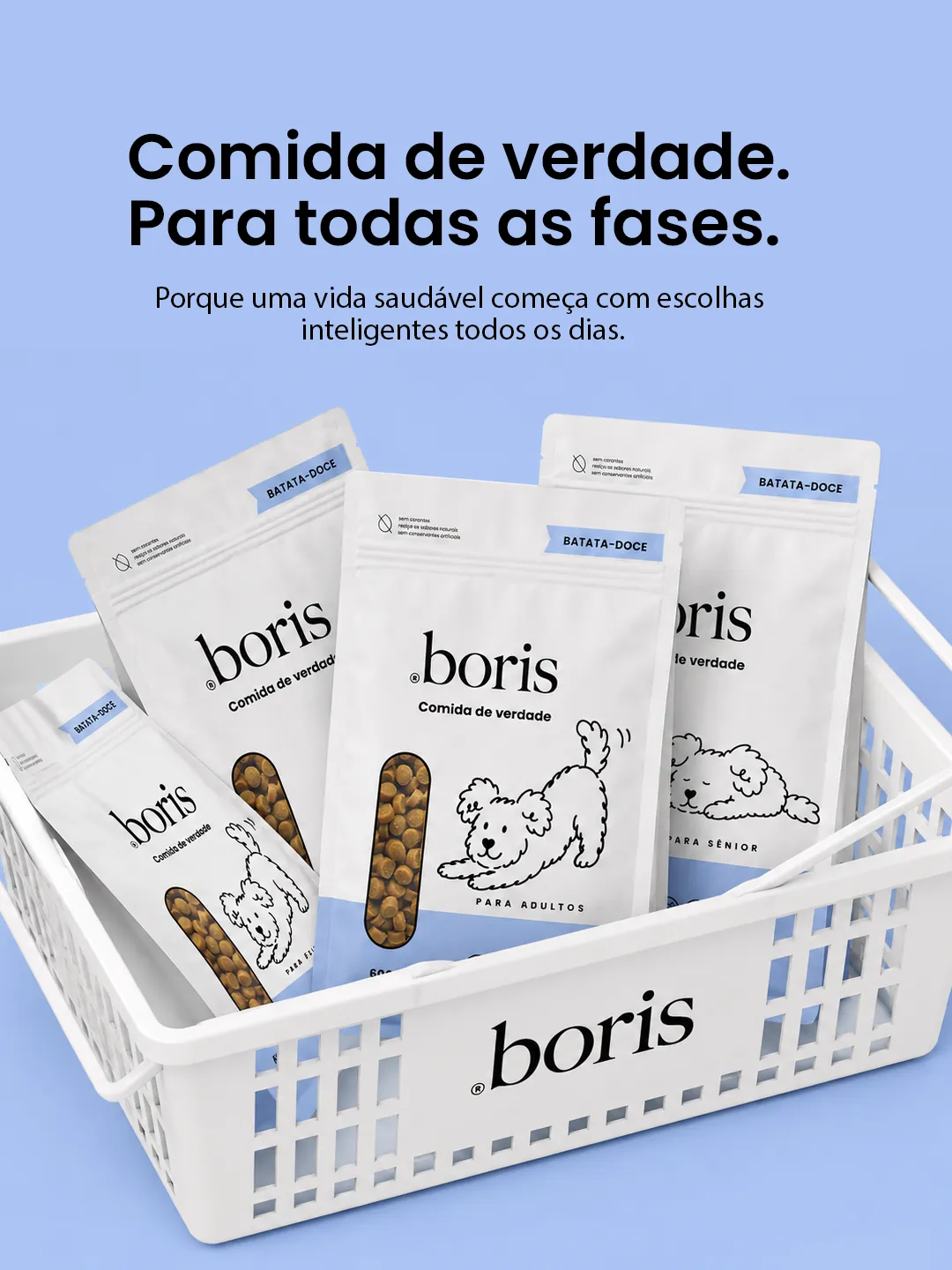 Post Boris com linha de rações