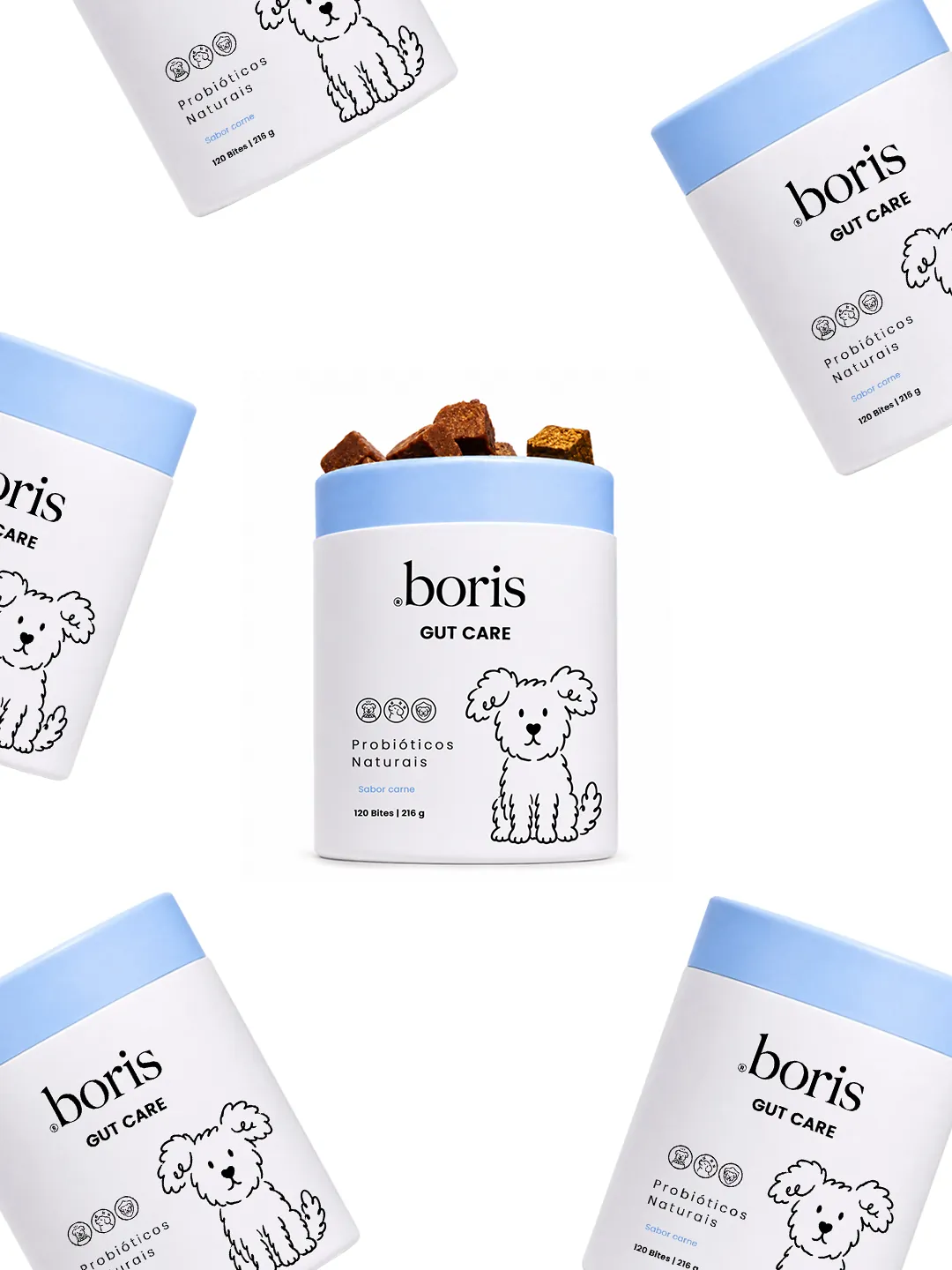 Composição da linha Gut Care Boris