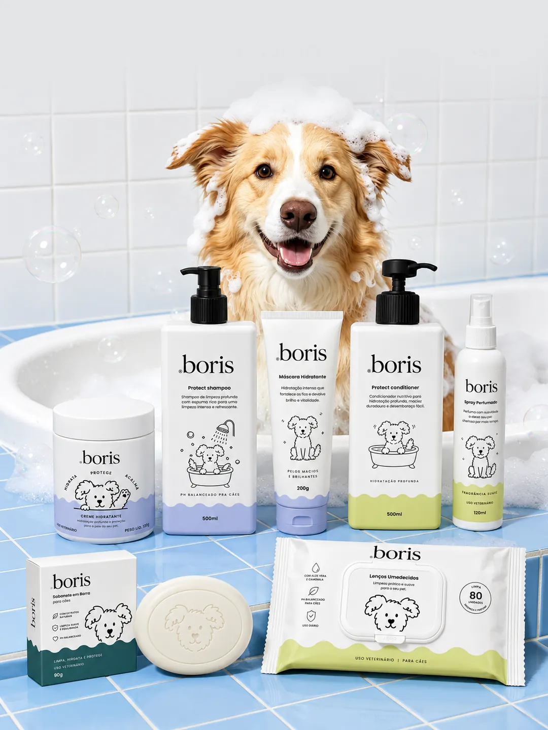 Linha completa de cuidados Boris
