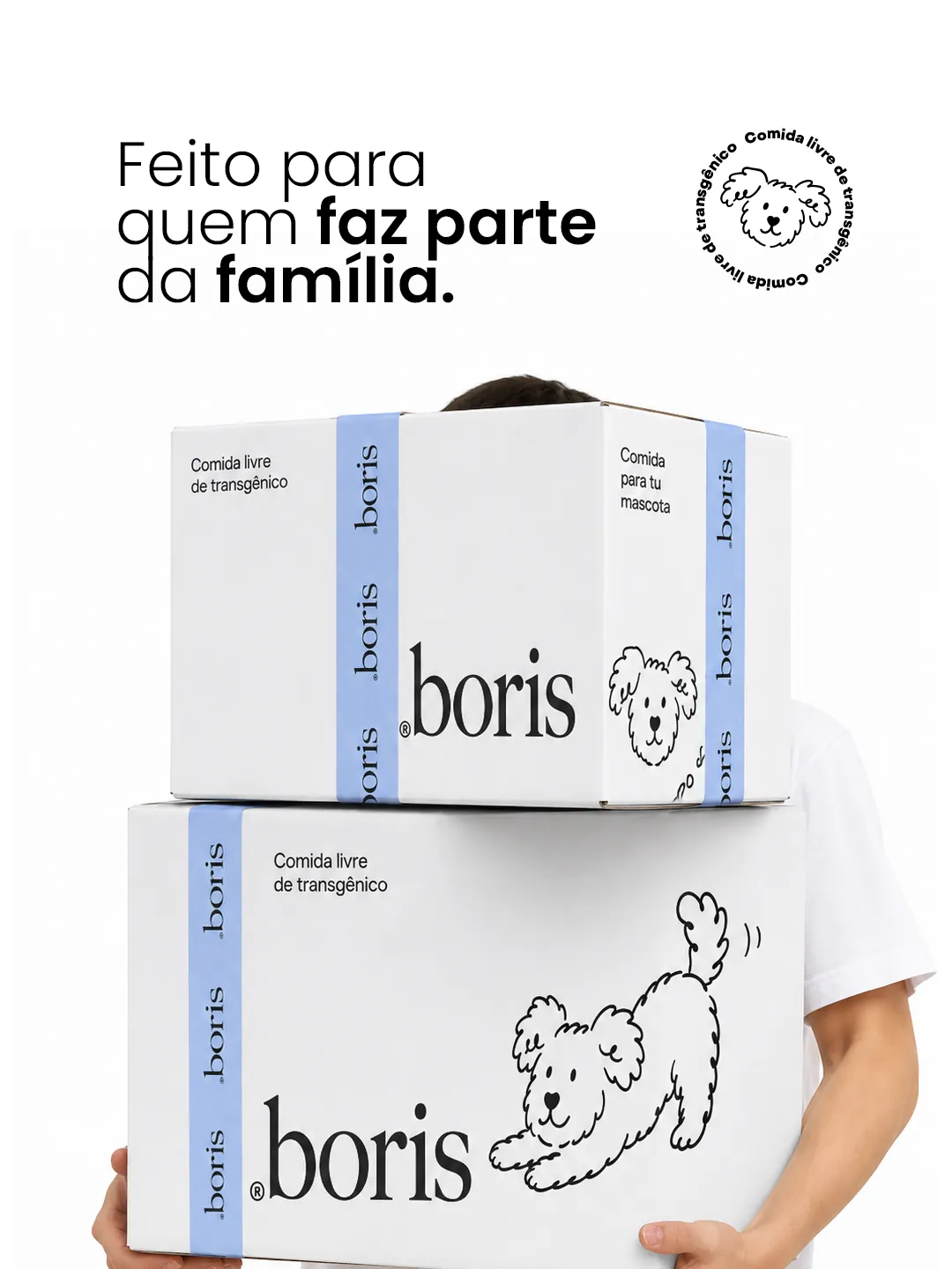 Embalagens de envio Boris